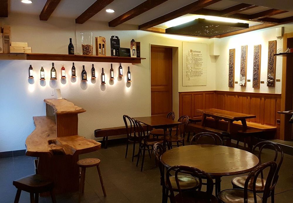 Le caveau de dégustation du domaine Morel